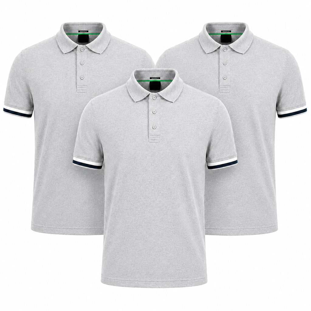 3-Pack Essential Polo Shirts