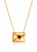 Colar Carta de Amor Banhado a Ouro 18k