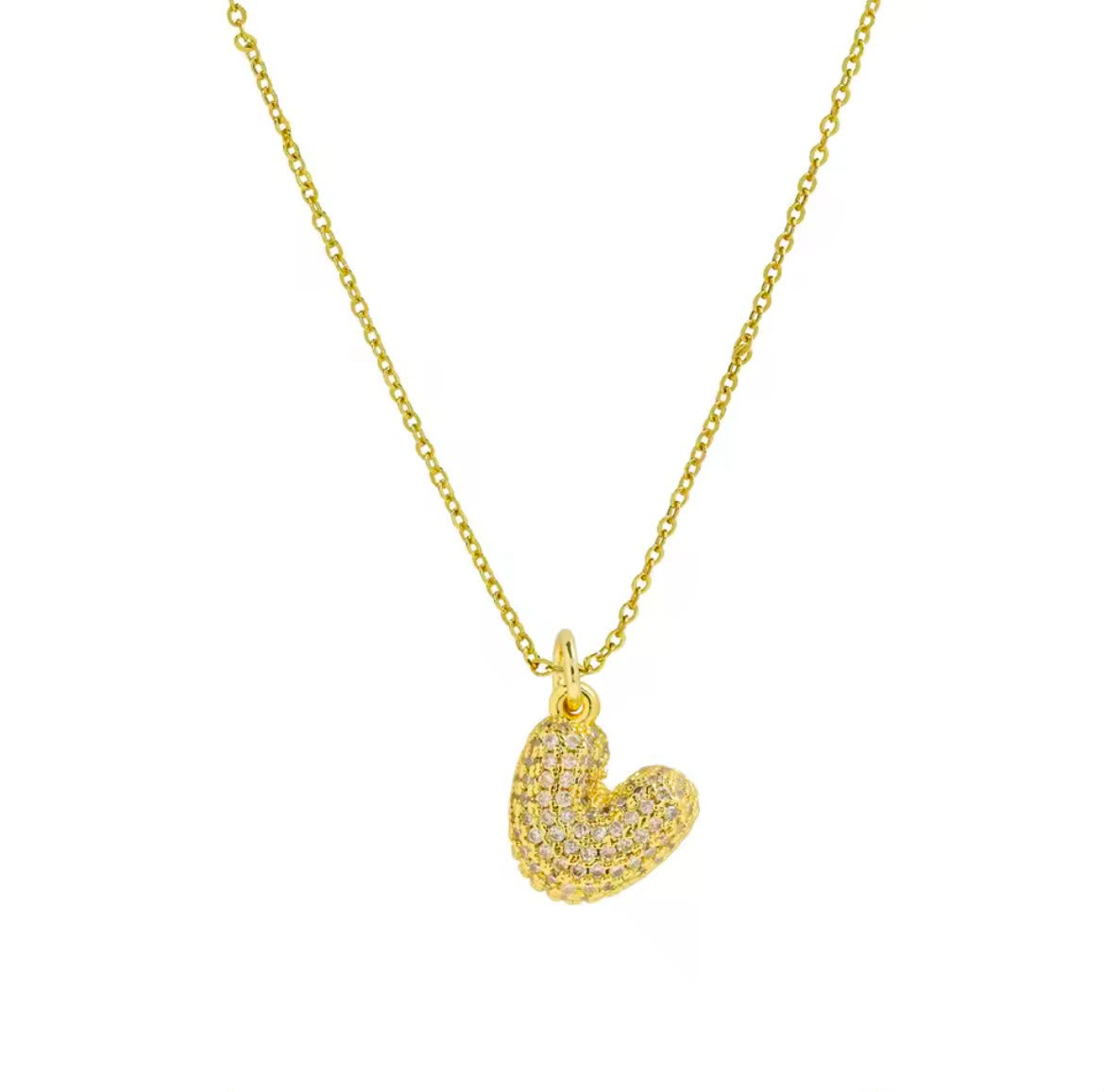 Colar com Inicial Cravejada — Sua Letra em Destaque | Banhado a Ouro 18K